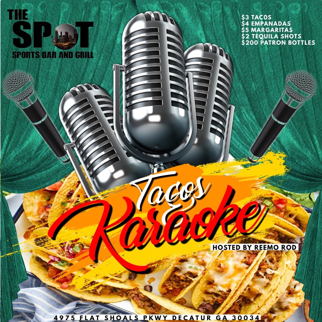 Taco Tuesday With Karaoke: The Spot Bar and Grill 